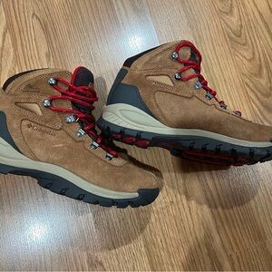 Columbia Brown and Red Women's Hiking Boots
